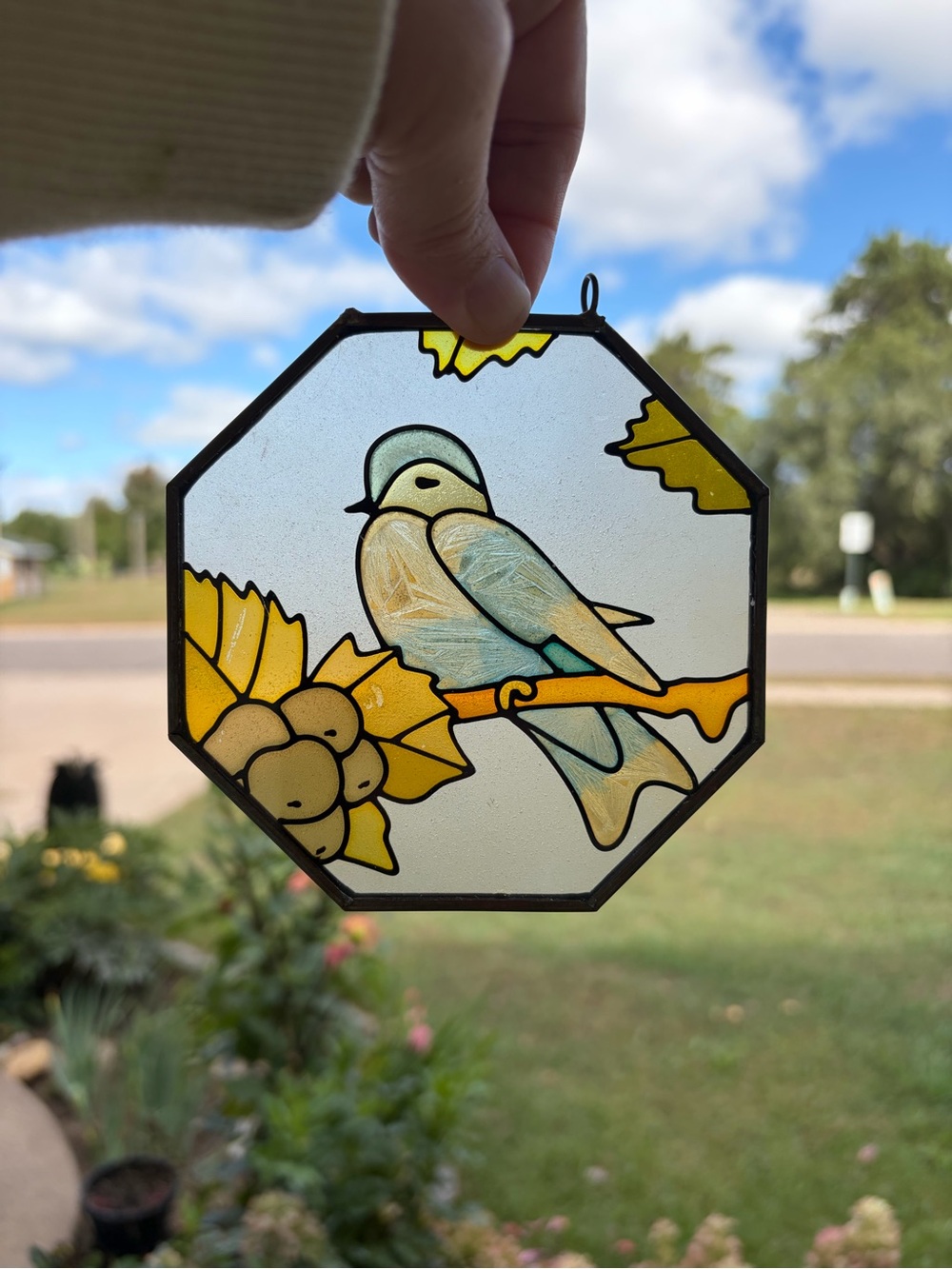 Vintage Handcrafted Bird Stained Glass Suncatchers -lot 5